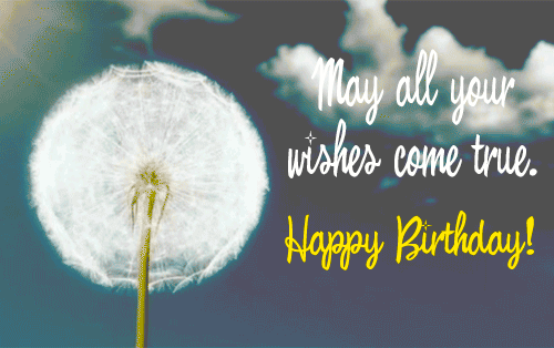May all your wishes come true gif