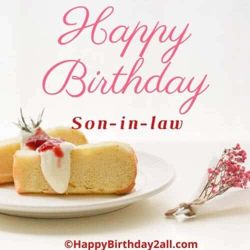 Happy Birthday Son In Law Card