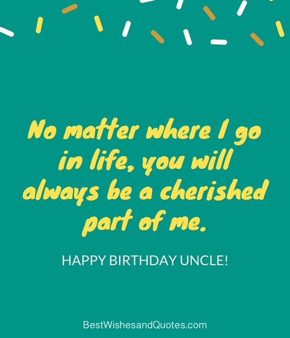 no matter I go uncle