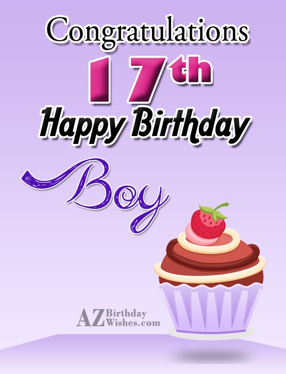 17th Happy Birthday Wishes For You3