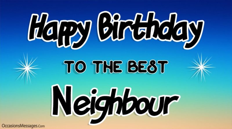 Happy Birthday Neighbour Featured