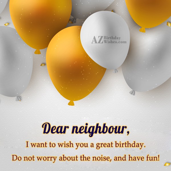 Birthday Greetings To Best Neighbor4