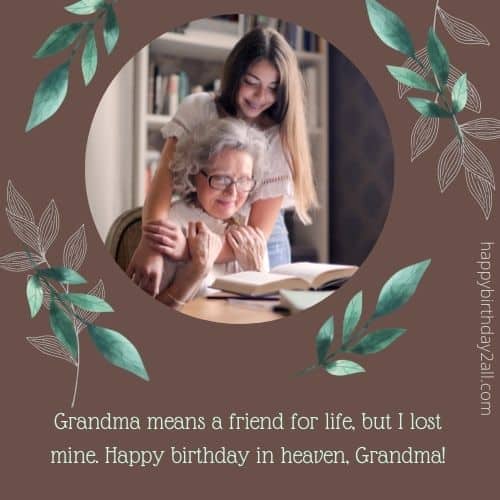 Birthday Msg To In Heaven Grandmother