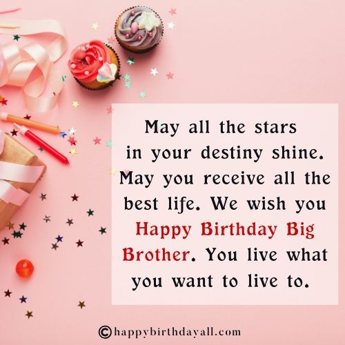 Birthday Wishes For Big Brother 1