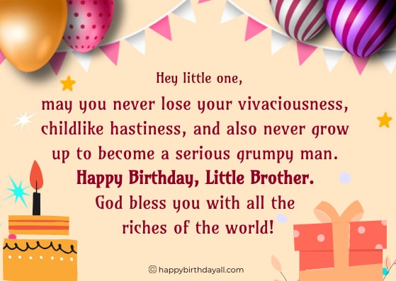 Birthday Wishes For Younger Brother Min