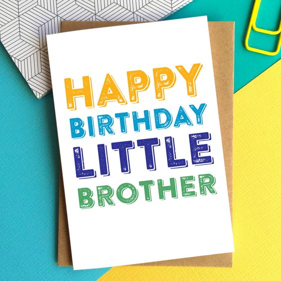 Birthday Wishes For Younger Brother1