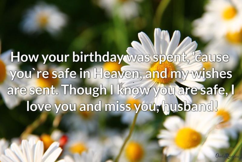 Birthday Wishes Husband In Heaven2