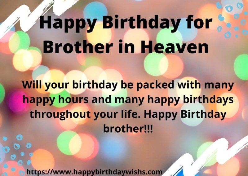 Birthday Wishes In Heaven Quotes