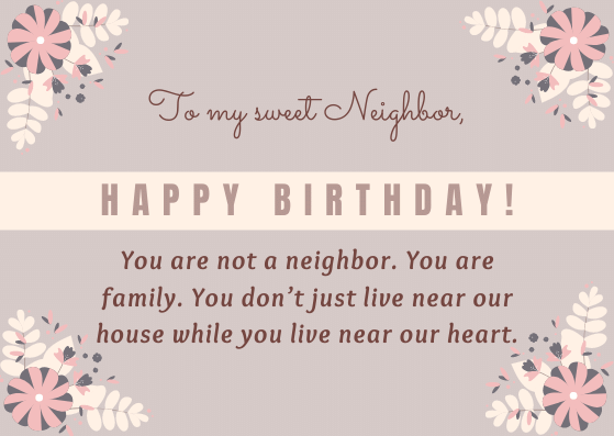 Birthday Wishes To Best Neighbor3