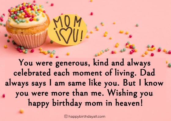 Happy Birthday Mom In Heaven 5 Min