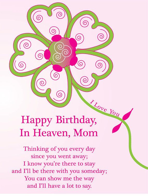 Happy Birthday Mom In Heaven3