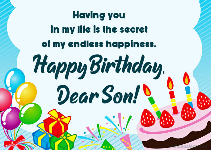 Birthday Wishes For Son 1