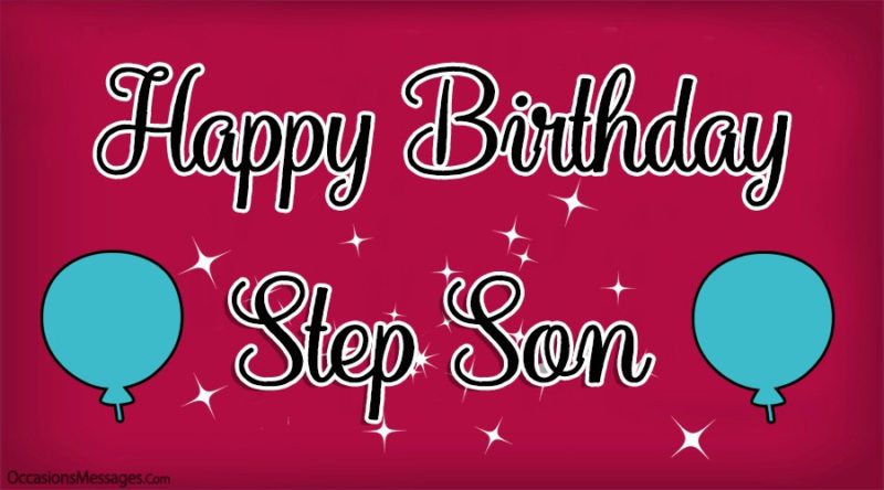 Happy Birthday Step Son Featured