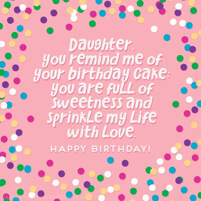 Happy Birthday Sweet Daughter
