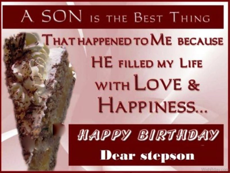 Stepson Birthday Wishes