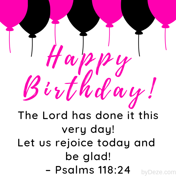 Happy Birthday Psalms 118 24