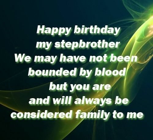 Happy Birthday Stepbrother5