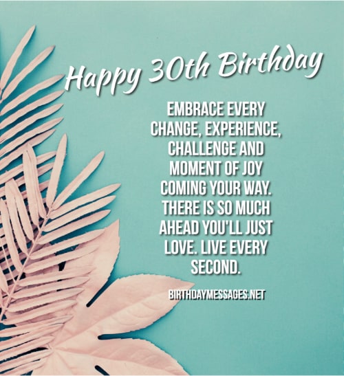 30th Birthday Wishes 10 27 2019 13